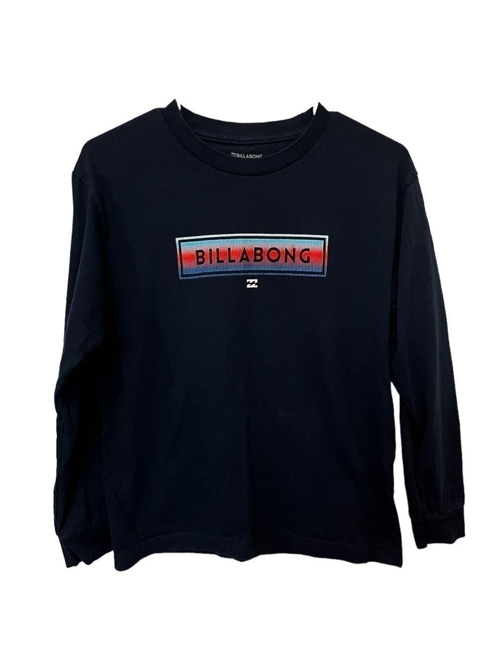 Billabong Navy Long Sleeve Top Boy's Medium
